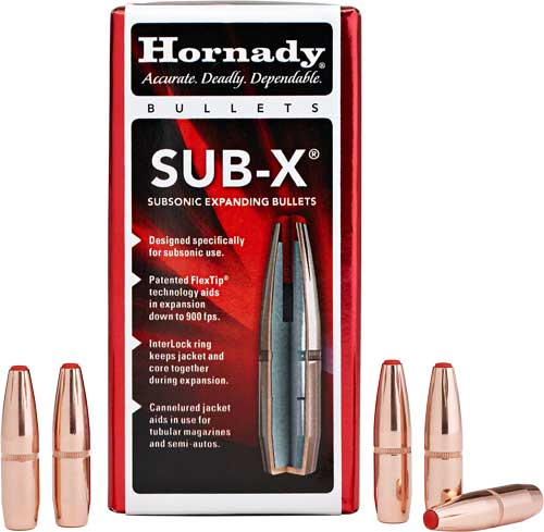 Hornady Bullets 35 Cal .357 - 250gr. Subsonic (350 Legend ...